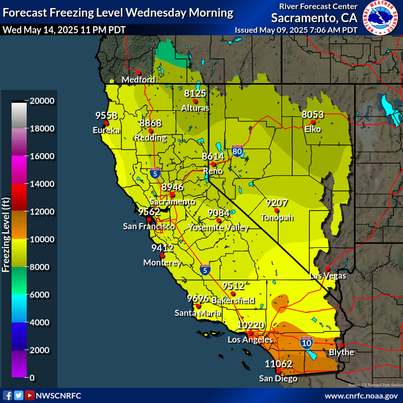 Freezing Level Forecast
