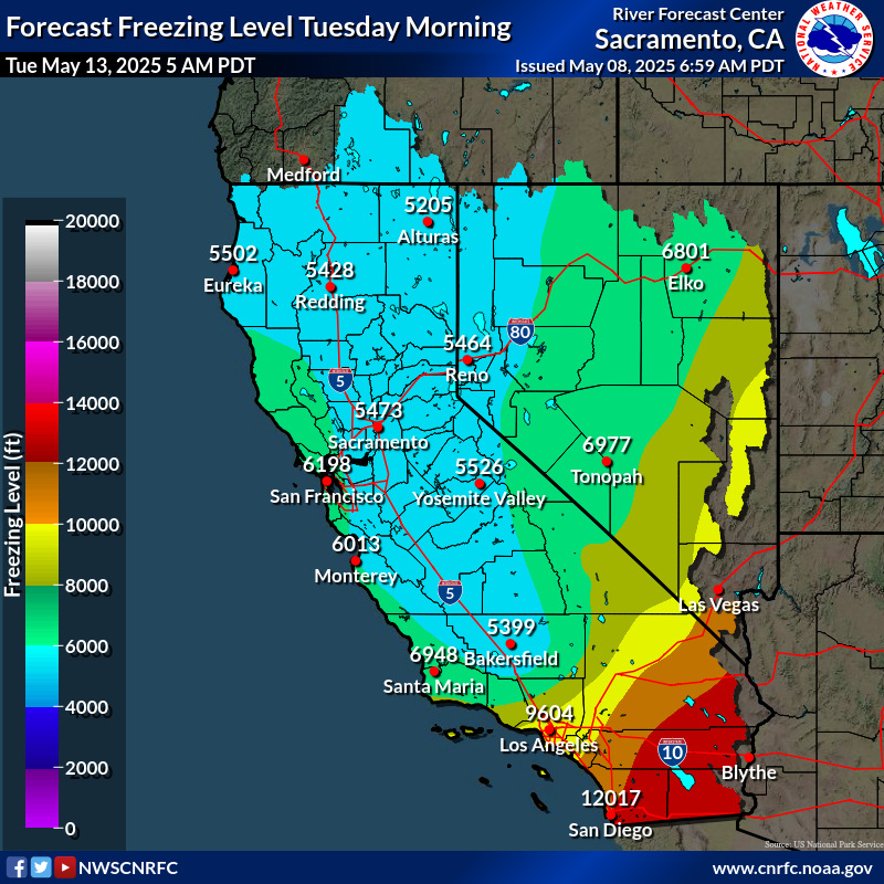 Freezing Level Forecast