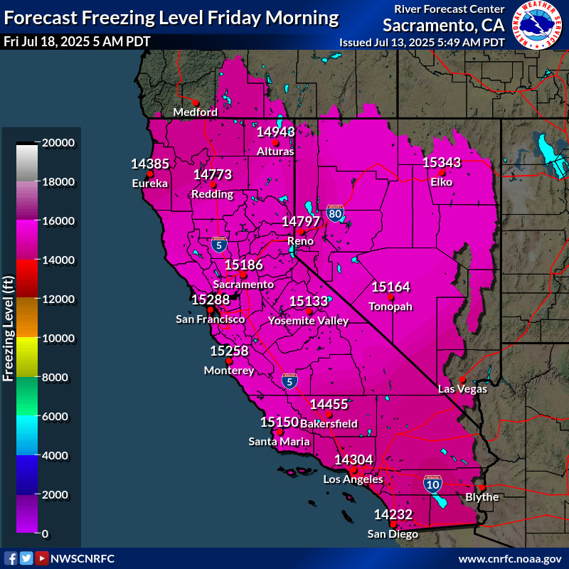Freezing Level Forecast