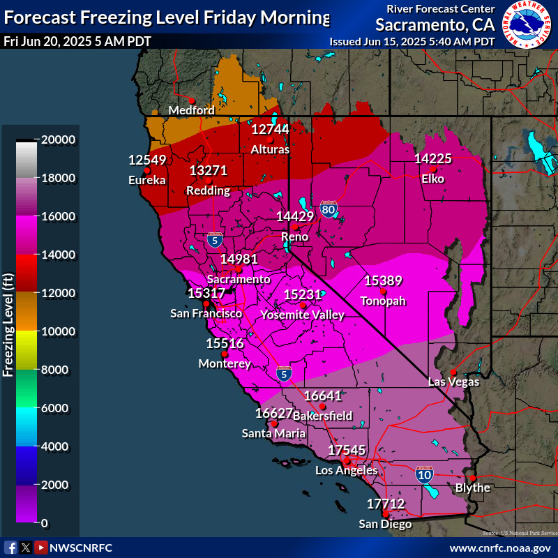 Freezing Level Forecast