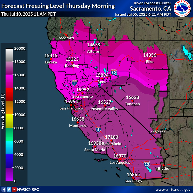 Freezing Level Forecast