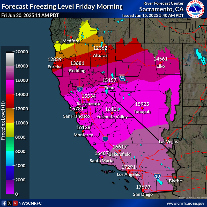Freezing Level Forecast