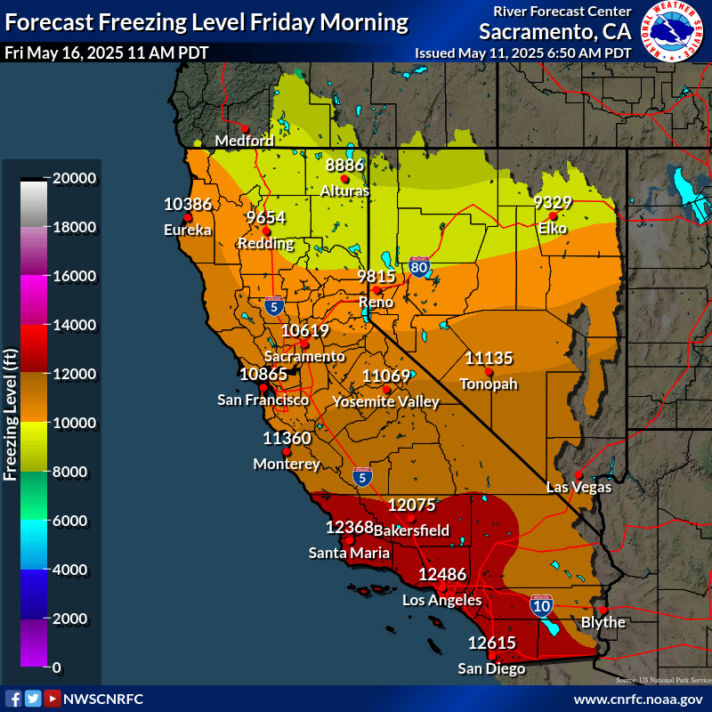 Freezing Level Forecast