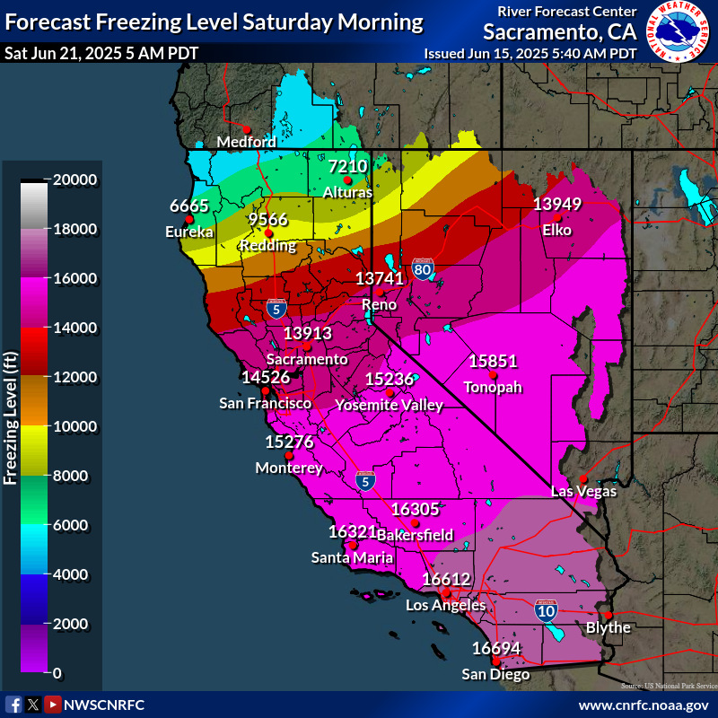 Freezing Level Forecast