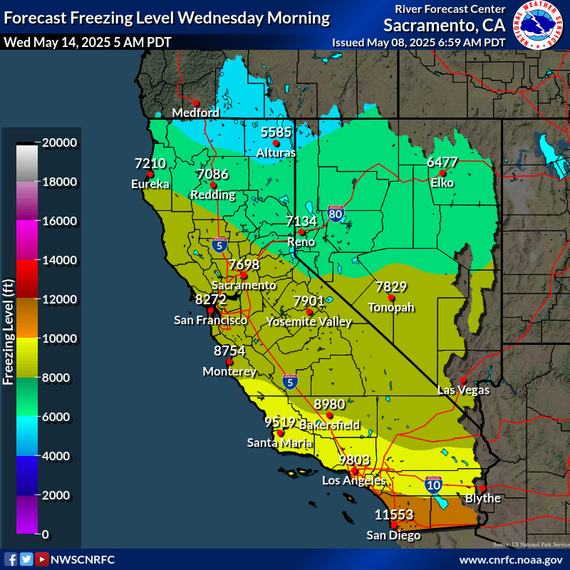 Freezing Level Forecast