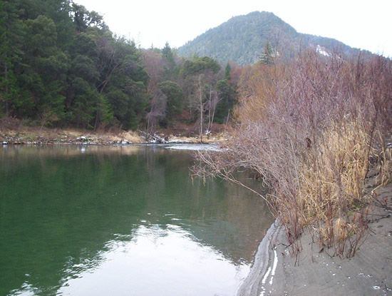 DOWNSTREAM PHOTOGRAPH - TRINITY RIVER - BURNT RANCH (BURC1)