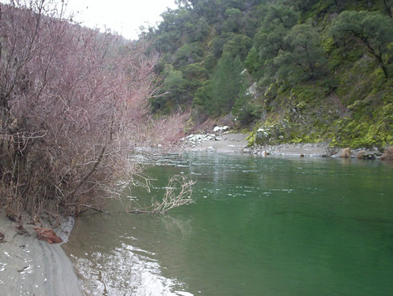 UPSTREAM PHOTOGRAPH - TRINITY RIVER - BURNT RANCH (BURC1)