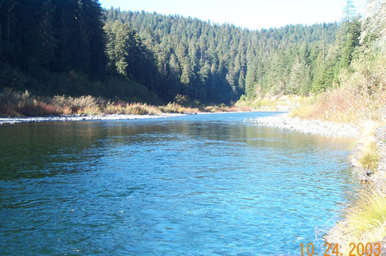 DOWNSTREAM PHOTOGRAPH - SMITH RIVER - JEDEDIAH SMITH SP NEAR CRESCENT CITY (CREC1)