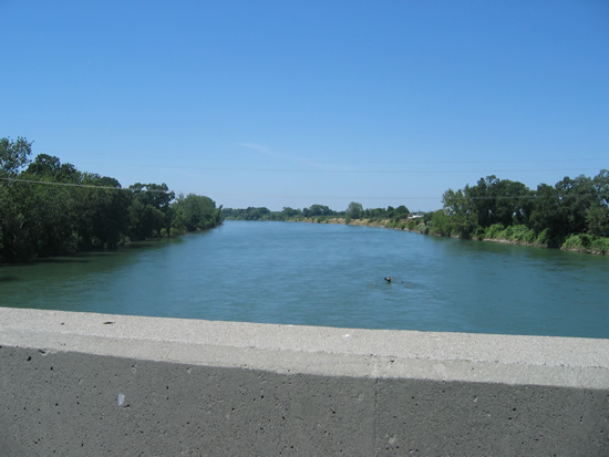 UPSTREAM PHOTOGRAPH - SACRAMENTO RIVER - HAMILTON CITY (HAMC1)