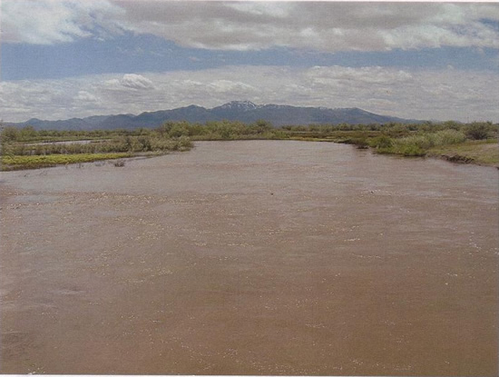 UPSTREAM PHOTOGRAPH - HUMBOLDT RIVER - BATTLE MOUNTAIN (HBMN2)