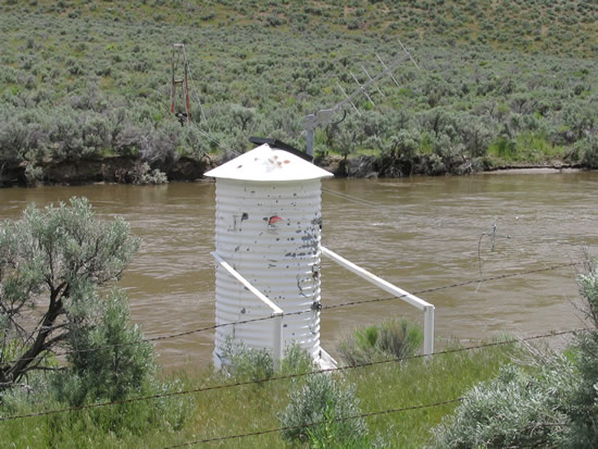 GAGE HOUSE PHOTOGRAPH - HUMBOLDT RIVER - ELKO (HREN2)