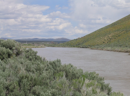 UPSTREAM PHOTOGRAPH - HUMBOLDT RIVER - ELKO (HREN2)