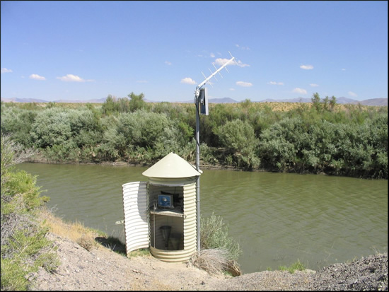 GAGE HOUSE PHOTOGRAPH - HUMBOLDT RIVER - IMLAY (HRIN2)