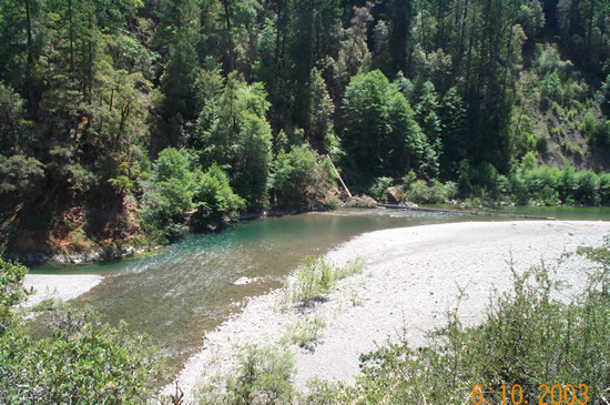 DOWNSTREAM PHOTOGRAPH - SOUTH FORK EEL RIVER - LEGGETT (LEGC1)