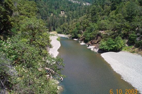 UPSTREAM PHOTOGRAPH - SOUTH FORK EEL RIVER - LEGGETT (LEGC1)