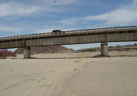 DOWNSTREAM PHOTOGRAPH - MOJAVE RIVER - BARSTOW (MBRC1)