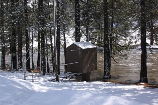 GAGE HOUSE PHOTOGRAPH - MIDDLE FORK FEATHER RIVER - PORTOLA (MFTC1)