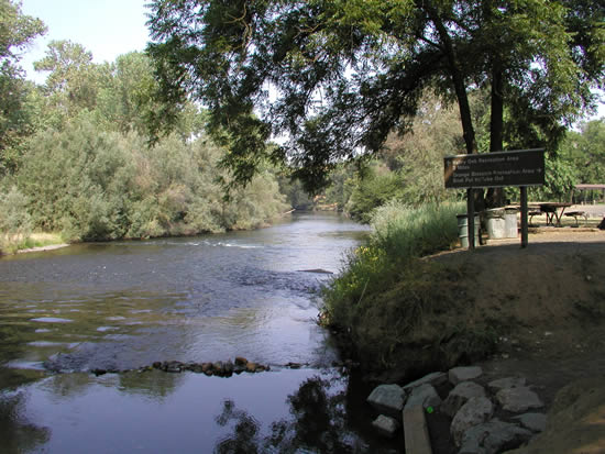 DOWNSTREAM PHOTOGRAPH - STANISLAUS RIVER - ORANGE BLOSSOM (OBBC1)