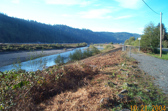 DOWNSTREAM PHOTOGRAPH - REDWOOD CREEK - ORICK (ORIC1)