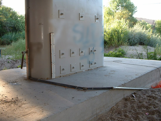 GAGE HOUSE PHOTOGRAPH - SALINAS RIVER - PASO ROBLES (PRBC1)