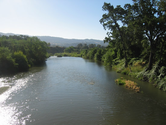 DOWNSTREAM PHOTOGRAPH - CACHE CREEK - RUMSEY (RMSC1)