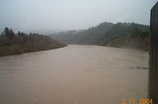 UPSTREAM PHOTOGRAPH - EEL RIVER - SCOTIA (SCOC1)