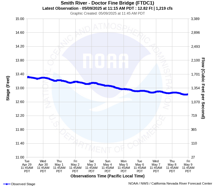 Graphical River Product - SMITH RIVER - DOCTOR FINE BRIDGE (FTDC1)