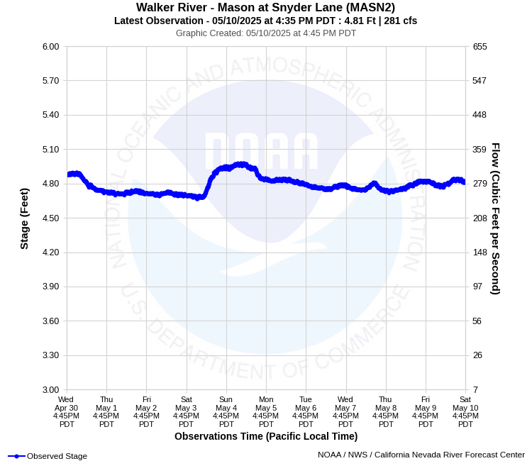 Graphical River Product - WALKER RIVER - MASON AT SNYDER LANE (MASN2)