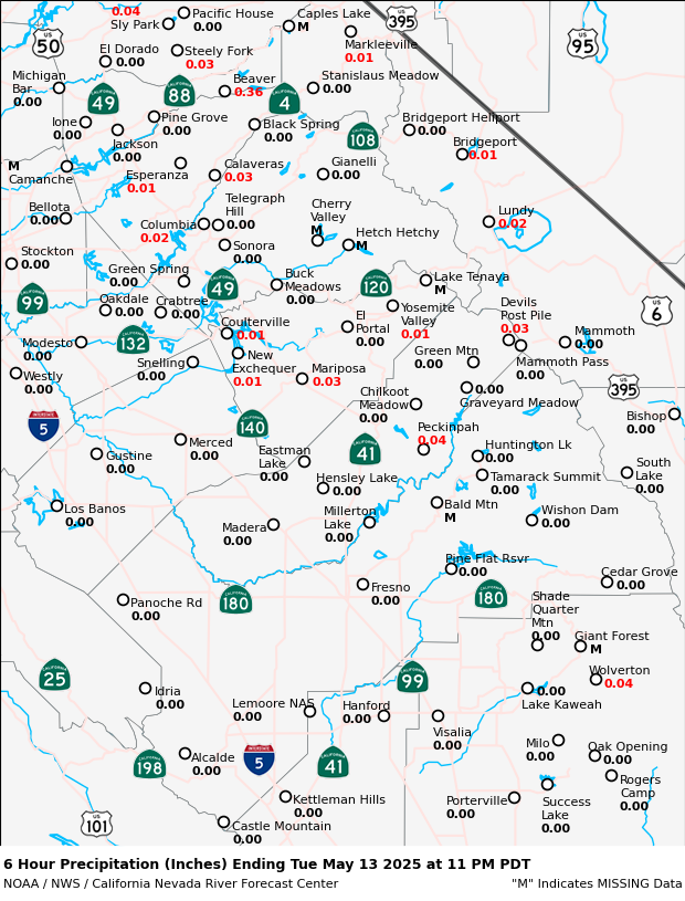 Precipitation Map