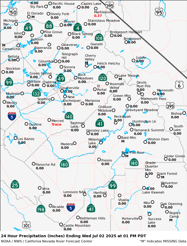 Precipitation Map