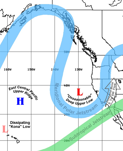 Schematic of April 2006 Storms